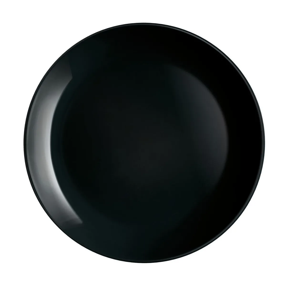 Luminarc Black plate 25 cm Diwali> Plates