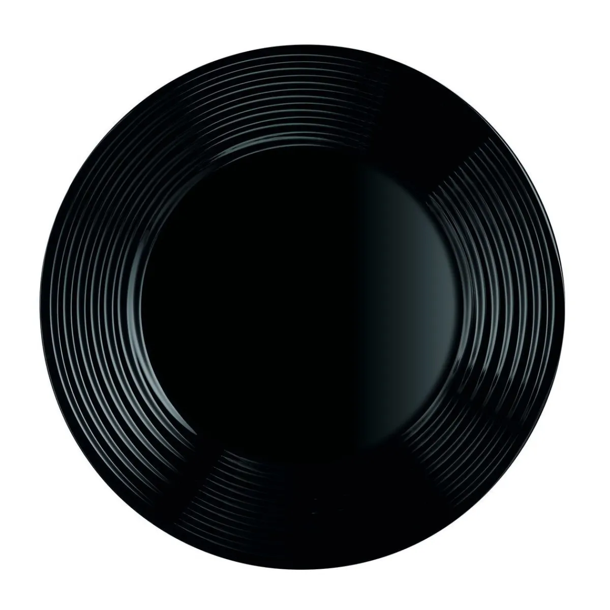 Luminarc Black plate 25 cm Harena> Plates