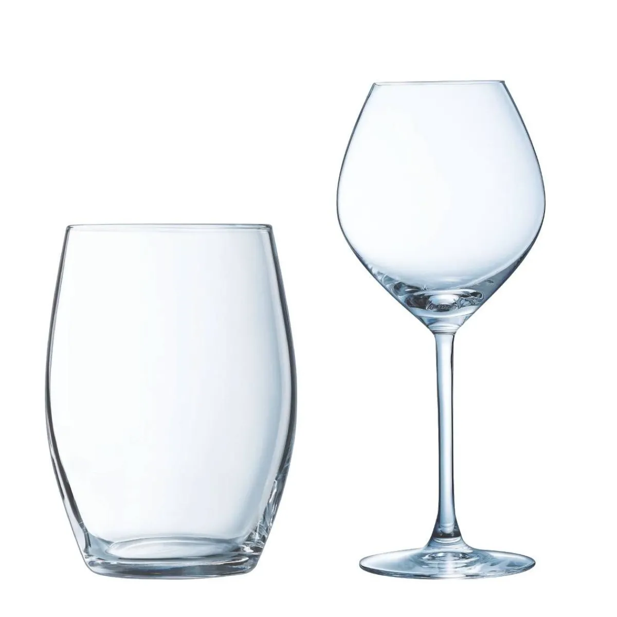 Chef&Sommelier Ensemble 12 pièces - verres à pied 47 cl et verres à eau 37 cl Cheer Up> Services De Verrerie
