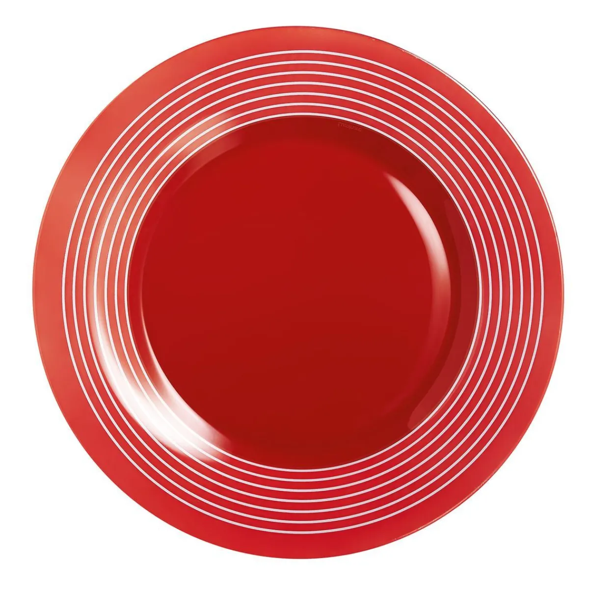 Luminarc Red plate 25 cm Factory> Plates