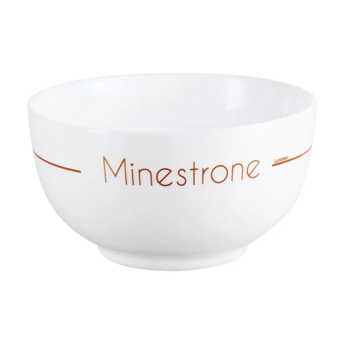 Luminarc Set of 4 decorated white bowls 7,9 cm Soupset> Cups, Mugs, Bowls