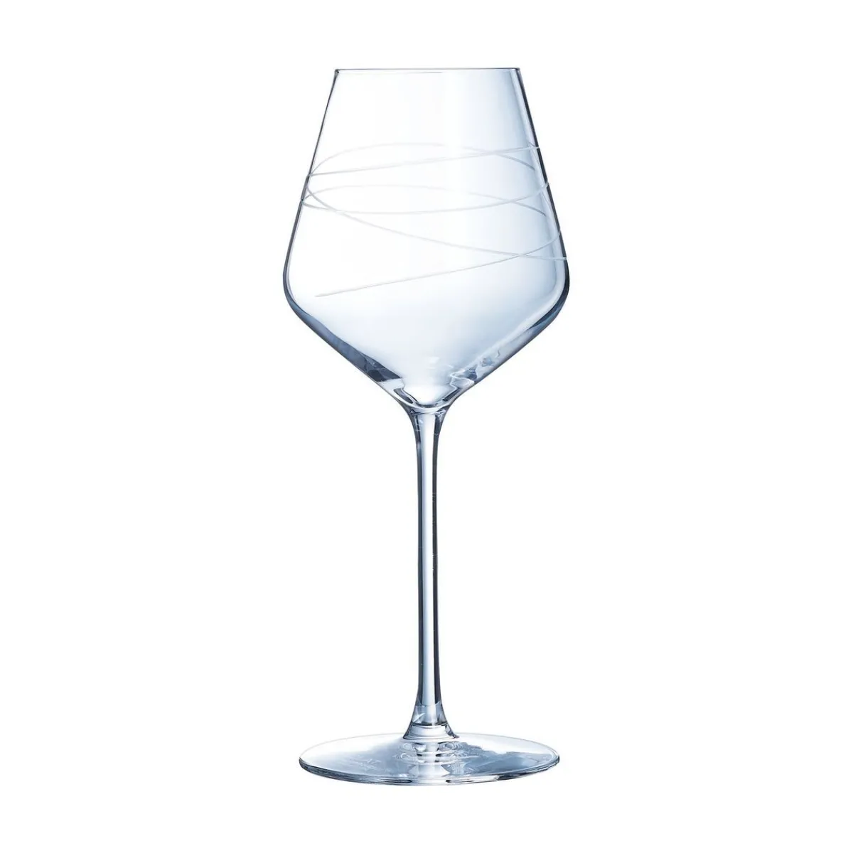 Cristal d'Arques Stemmed glass 38 cl Abstraction> Wine Glasses