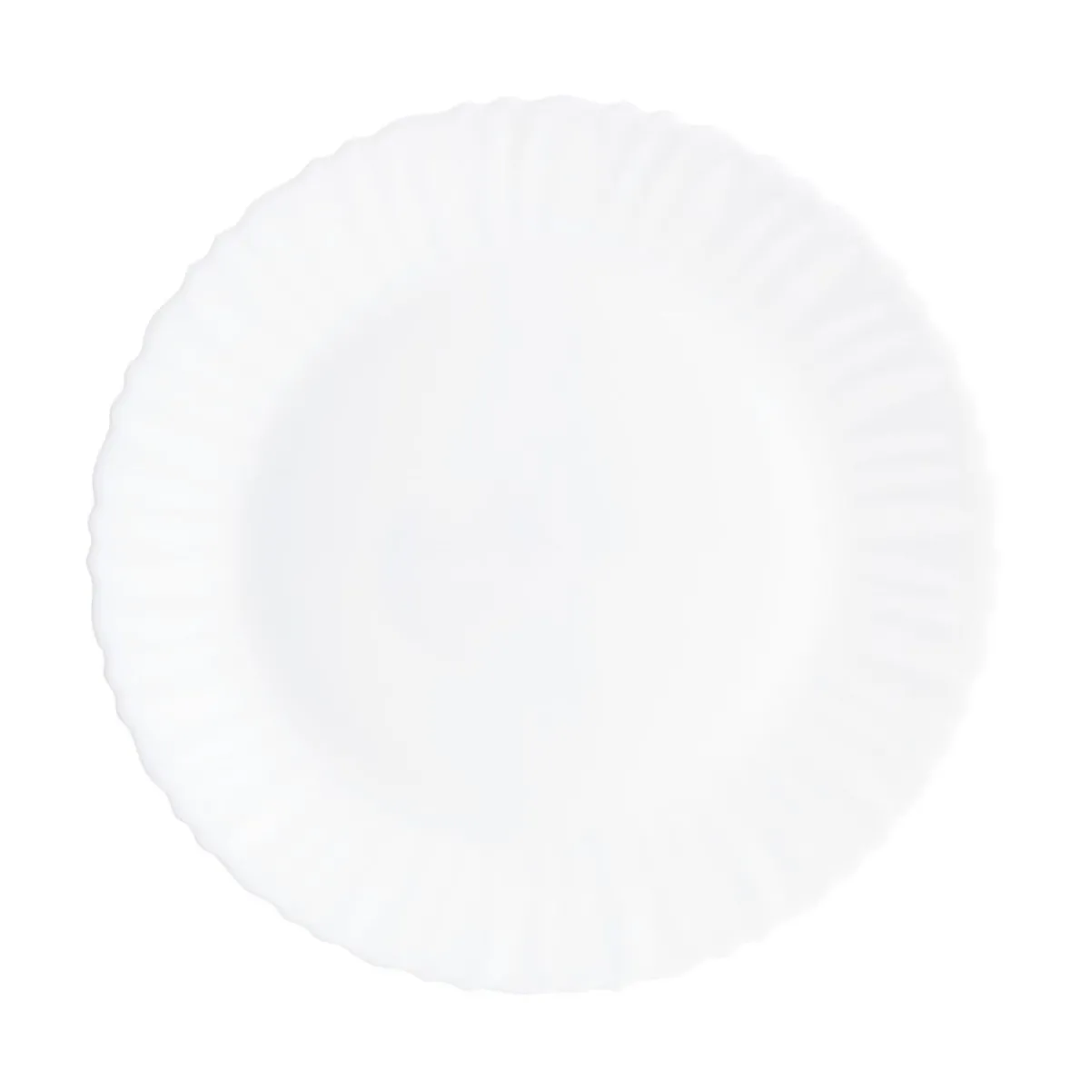 Luminarc White plate 30 cm Feston> Salad Bowls And Serving Dishes