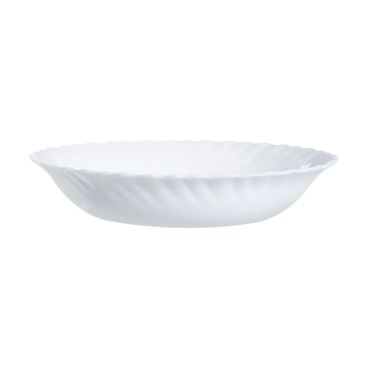 Luminarc White plate 28 cm Feston> Salad Bowls And Serving Dishes